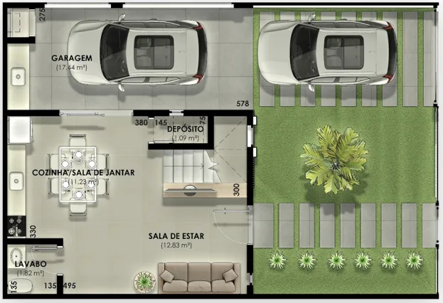 Planta — Ocala Blanc 1 · Térreo