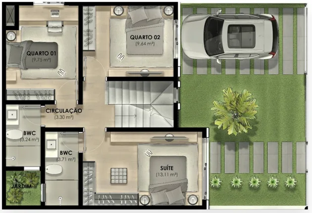 Planta — Ocala Blanc 1 · Pavimento 2