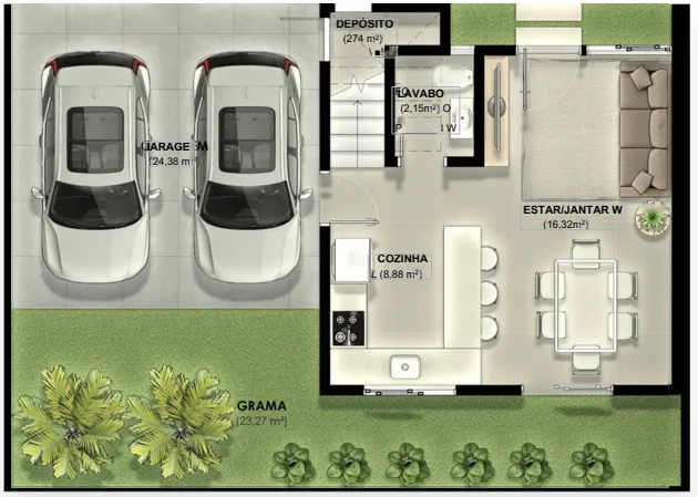 Planta — Ocala Blanc 2 · Térreo
