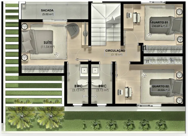 Planta — Ocala Blanc 2 · Pavimento 2